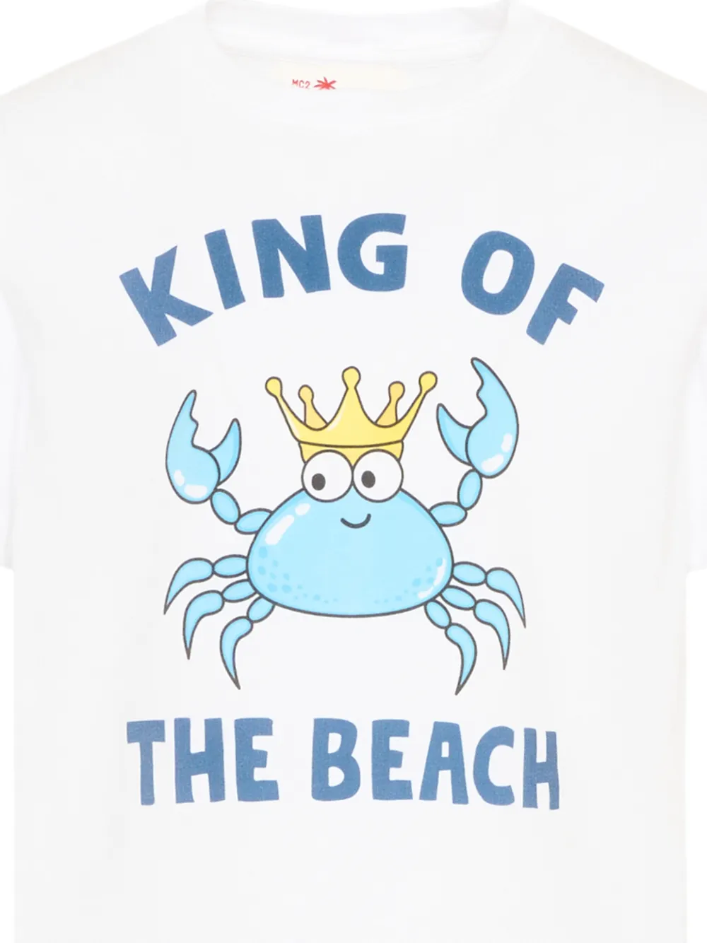  Mc2 Saint Barth Kids Crab Graphic T-shirt - White 
