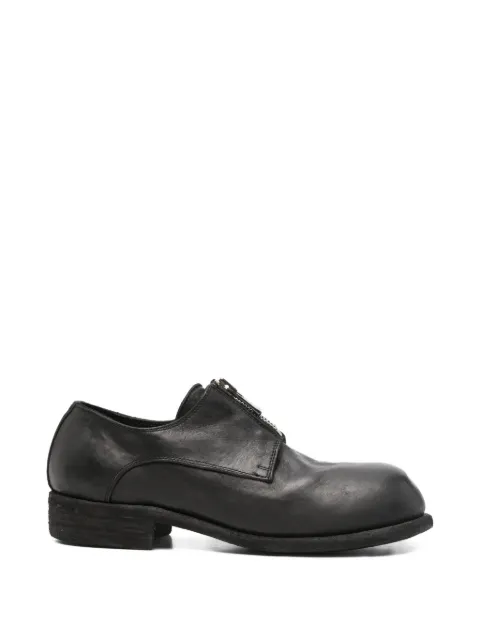 Guidi zip derby shoes