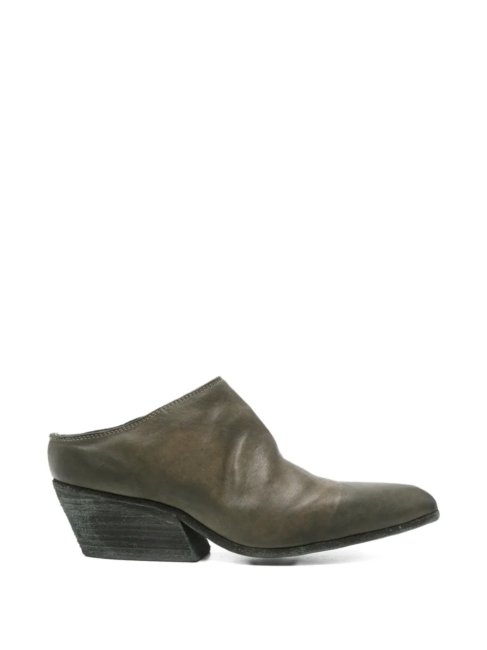 Guidi leather mules - Verde