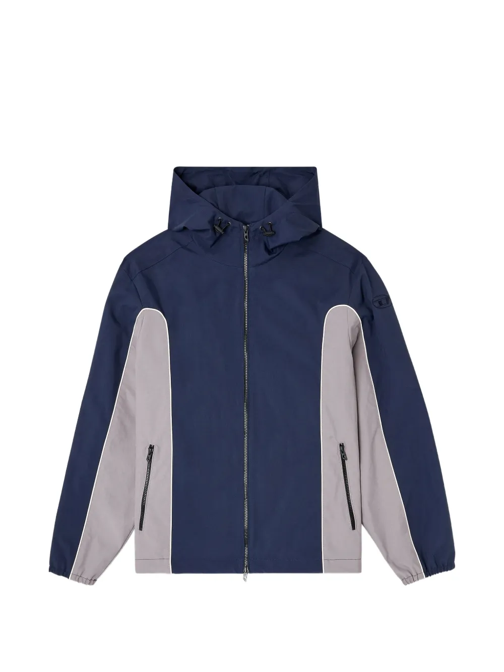 Diesel Jj-Hives-Dgam hooded panelled jacket - Blau