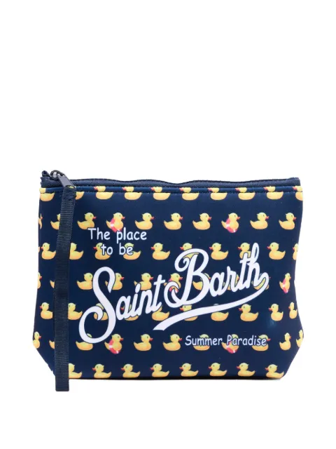 MC2 Saint Barth Aline duck graphic zip pouch