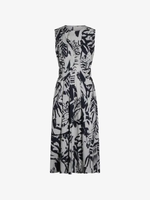 Antonelli button floral print dress