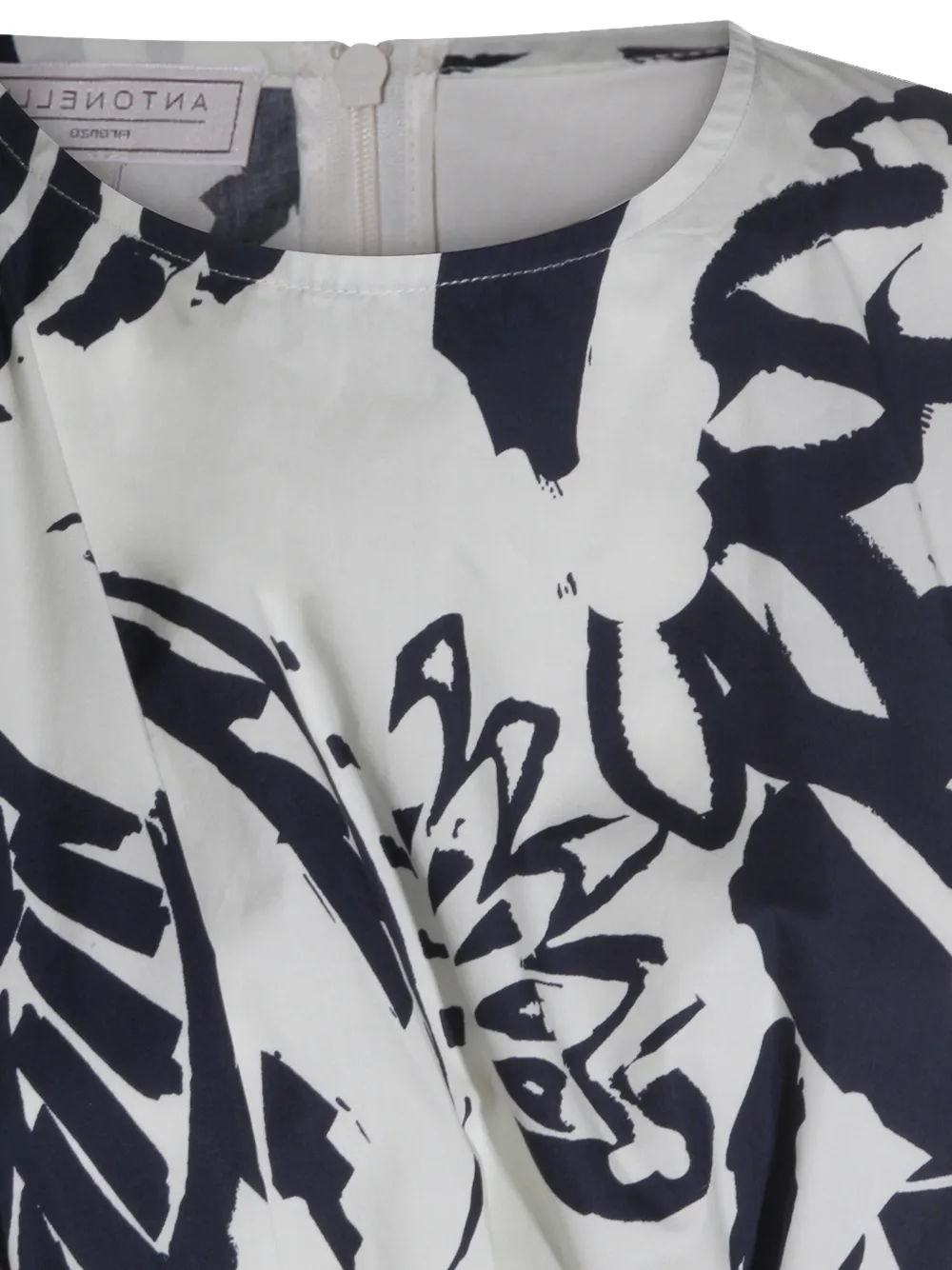 Antonelli Jurk met bloemenprint Wit