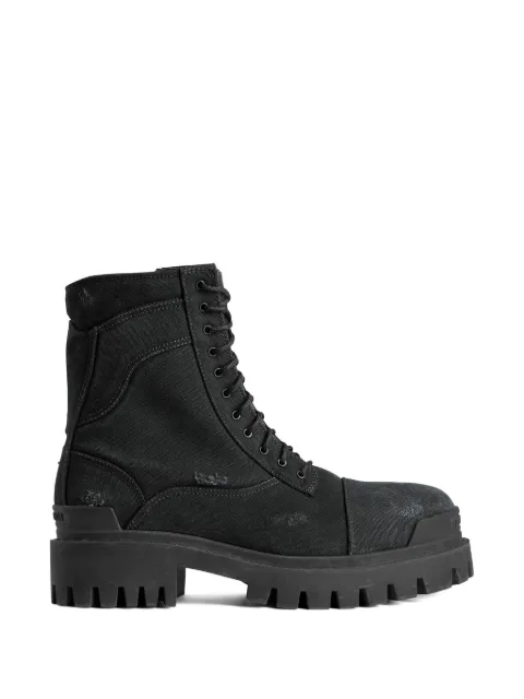 Balenciaga lace-up combat boots