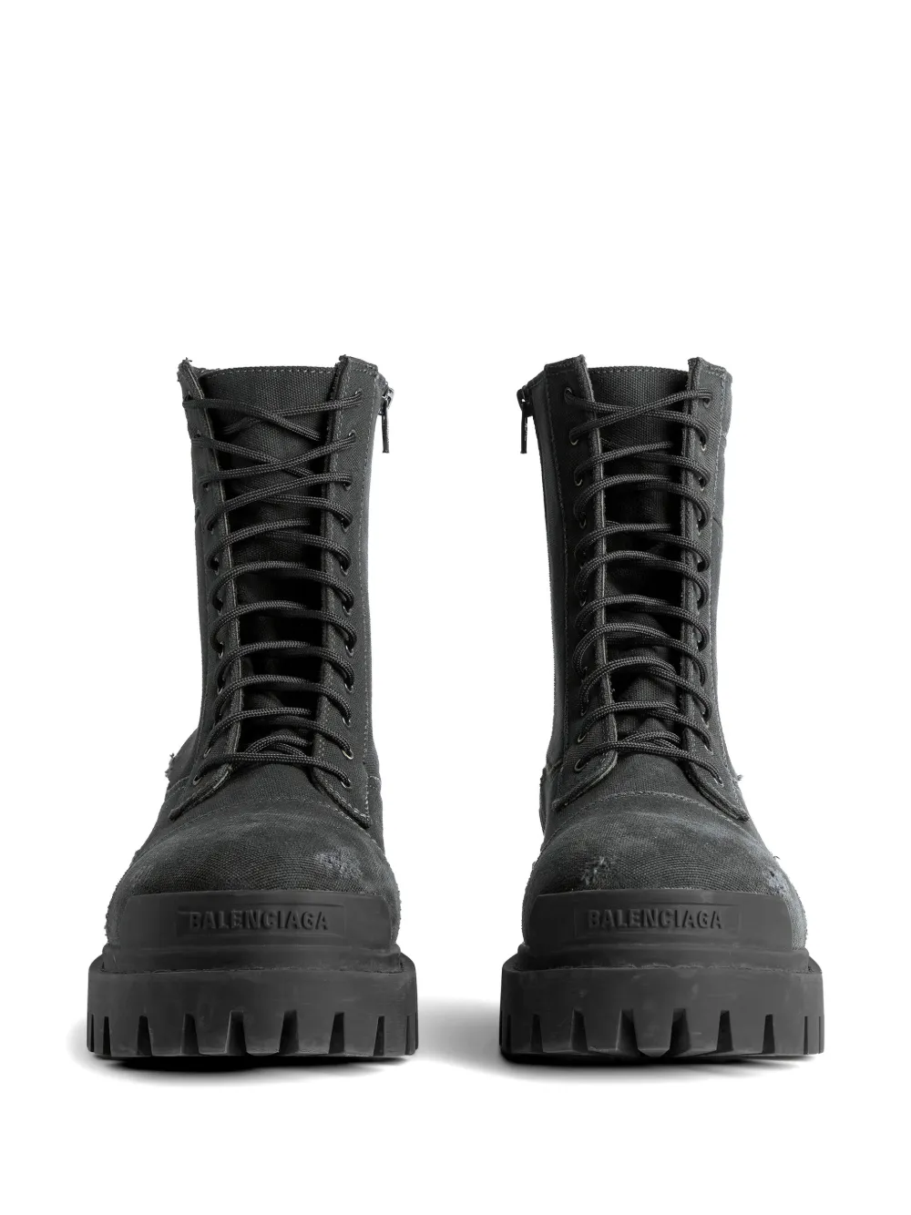 Balenciaga Combat Strike Boots | Black | FARFETCH OM