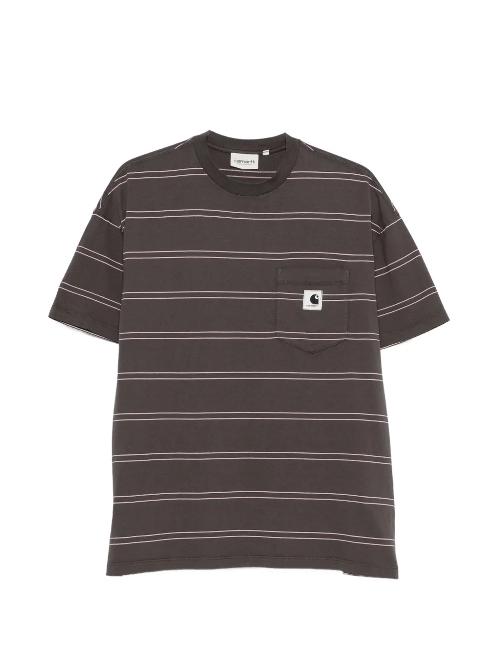 Carhartt WIP striped pocket T-shirt - Grigio