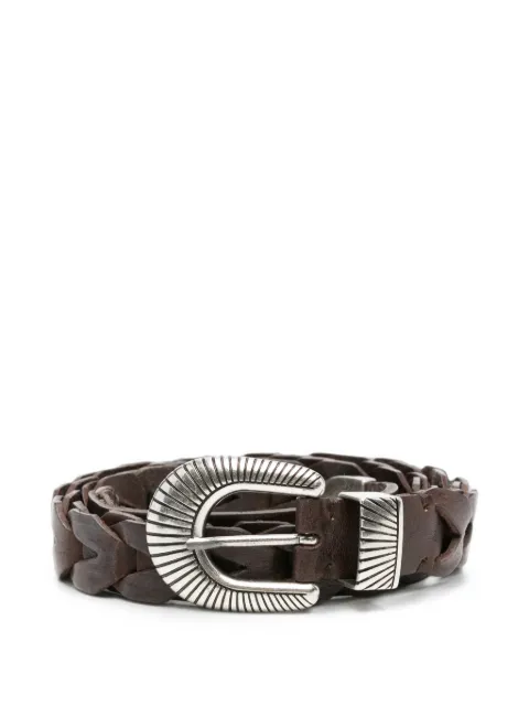 Golden Goose Juno woven leather belt