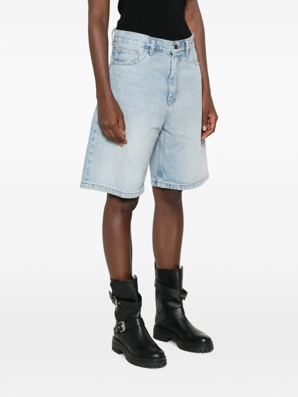 Carhartt WIP Brandon ブリーチ デニムショーツ | ブルー | FARFETCH JP