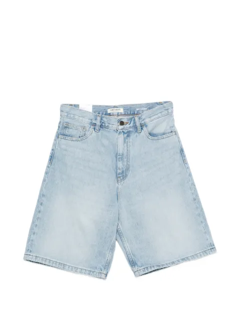 Carhartt WIP Brandon Jeans-Shorts mit Bleach-Effekt