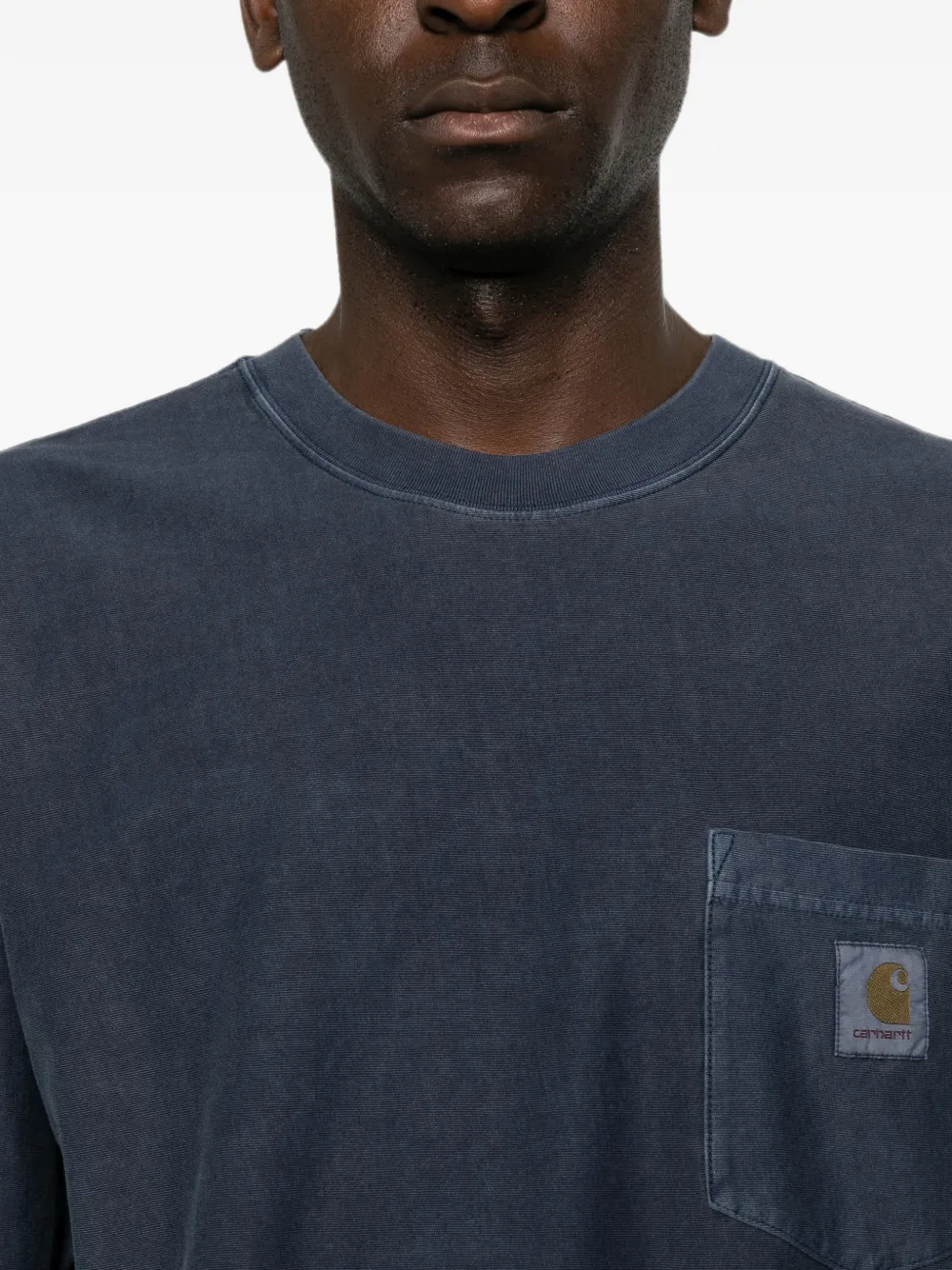 Carhartt WIP T-shirt met logopatch Blauw