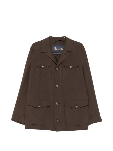 Herno buttoned-pocket jacket