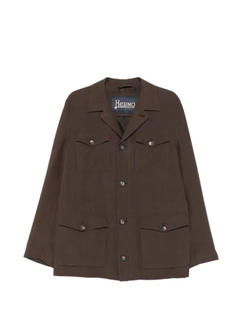Herno buttoned-pocket jacket