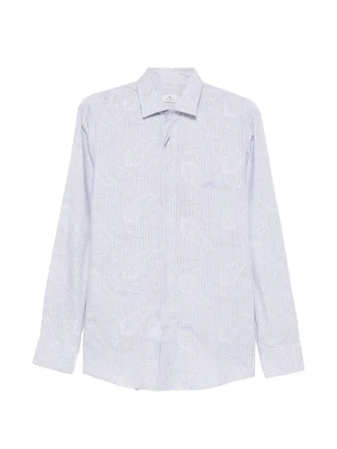 ETRO paisley-print striped shirt