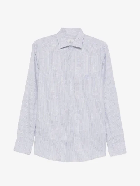 ETRO paisley-print striped shirt