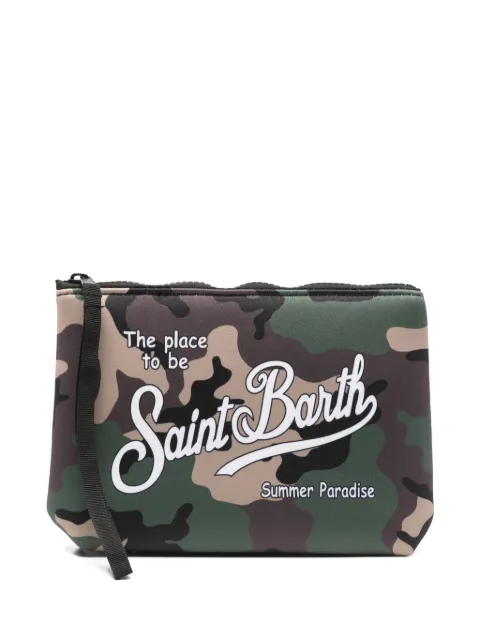 MC2 Saint Barth Aline camouflage zip clutch bag