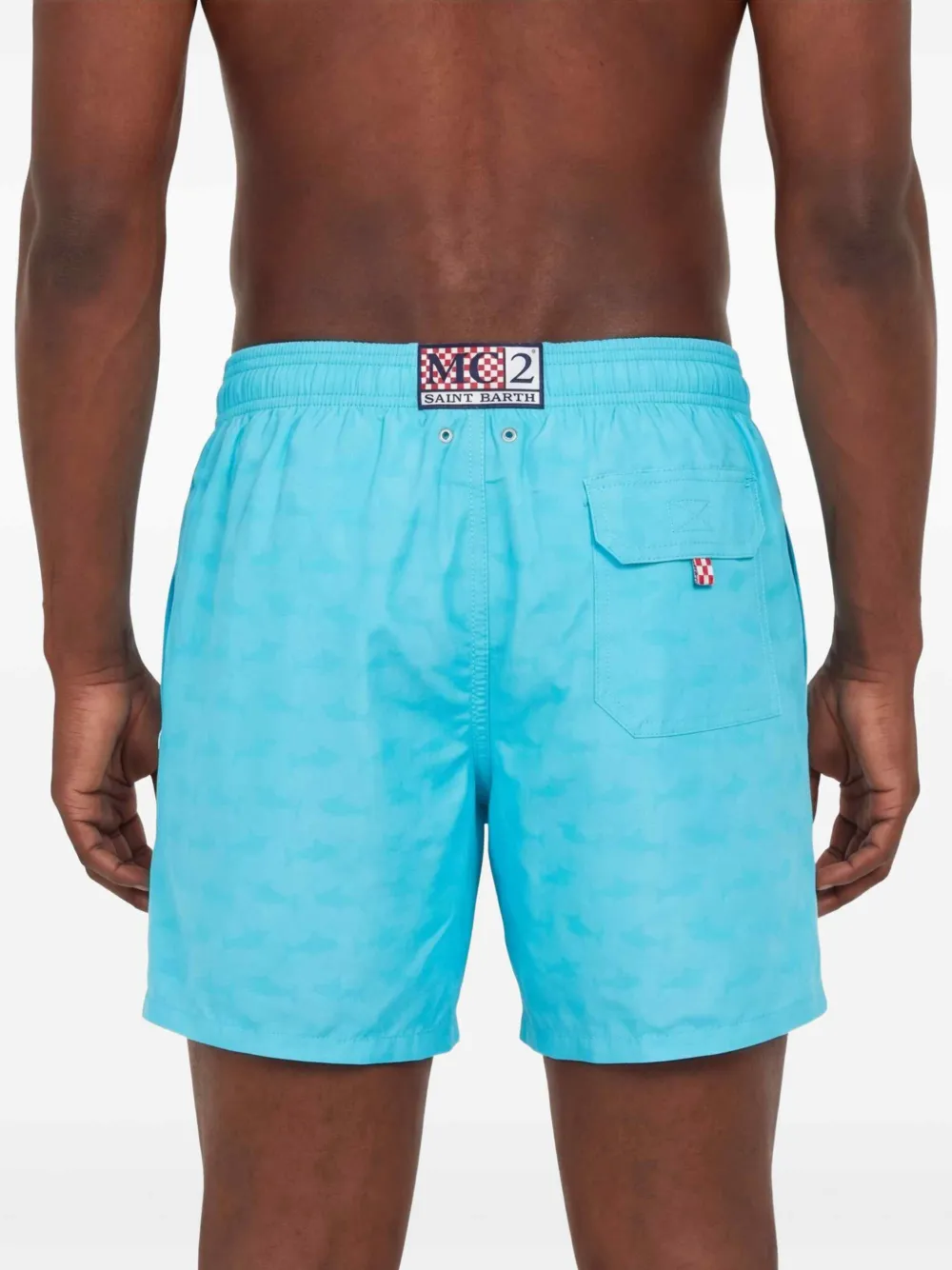 MC2 Saint Barth Zwembroek met print Blauw