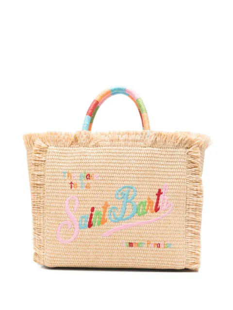 MC2 Saint Barth Colette fringed embroidered tote bag