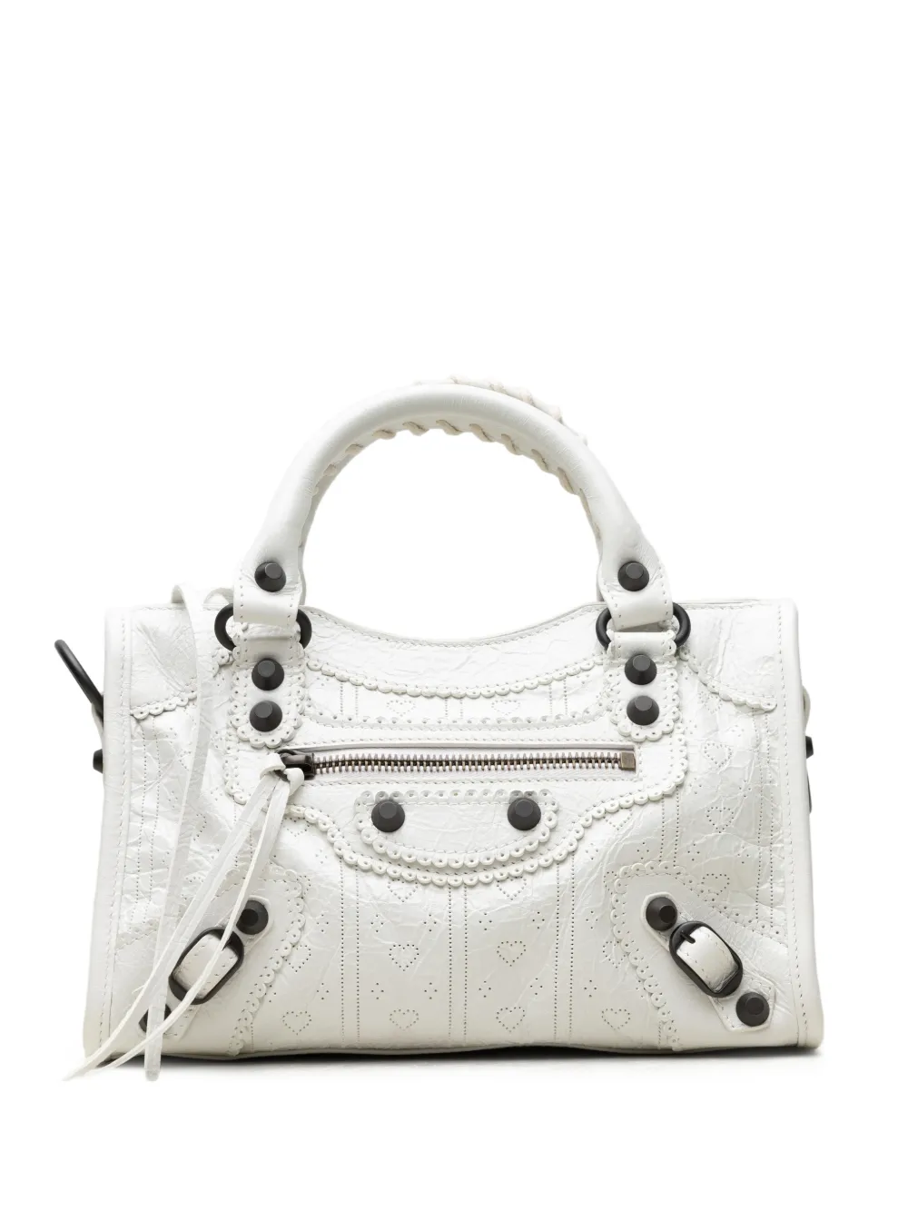 Balenciaga mini City tote bag - Bianco