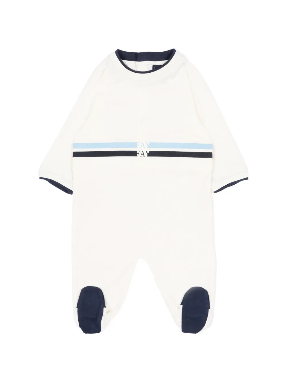  Fay Kids Striped Babywear (set Of Three) - Neutrals 
