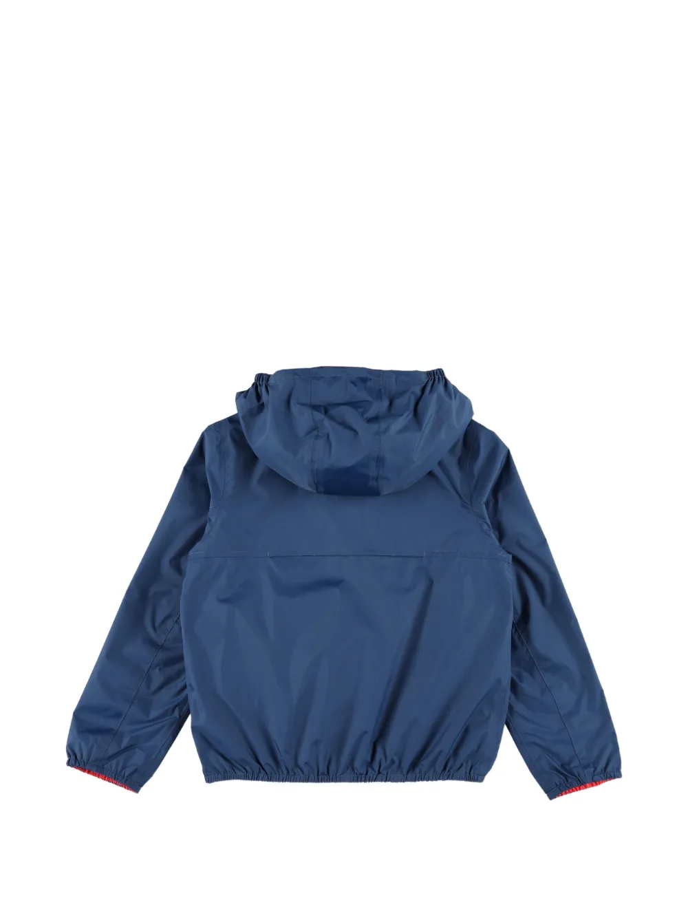 K Way Kids Omkeerbaar jack met ritssluiting en capuchon Blauw