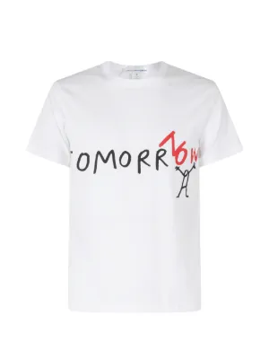 Comme Des Garçons Shirt People Power T-Shirt | Grey | FARFETCH
