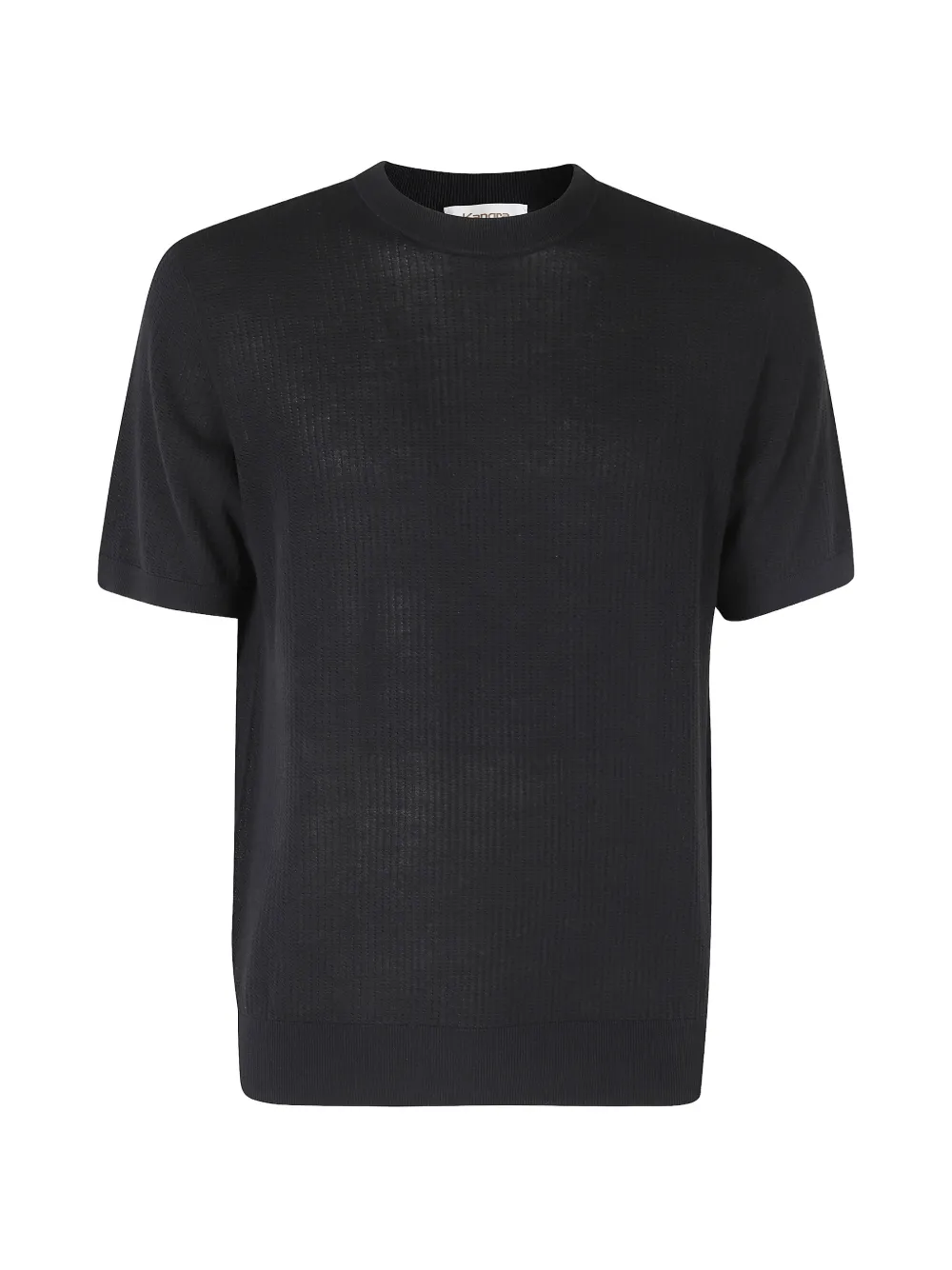Kangra knitted short-sleeve T-shirt - Nero