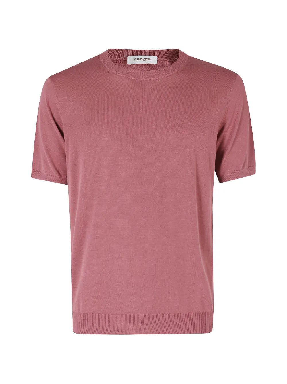 Kangra crew-neck knitted T-shirt - Rosa