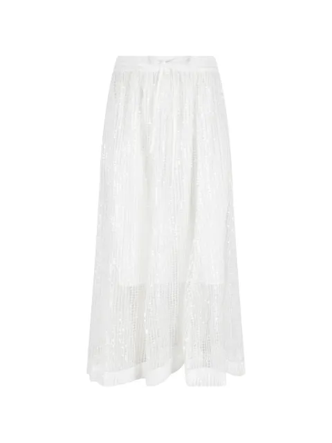 MeimeiJ sequin-embellished mesh midi skirt
