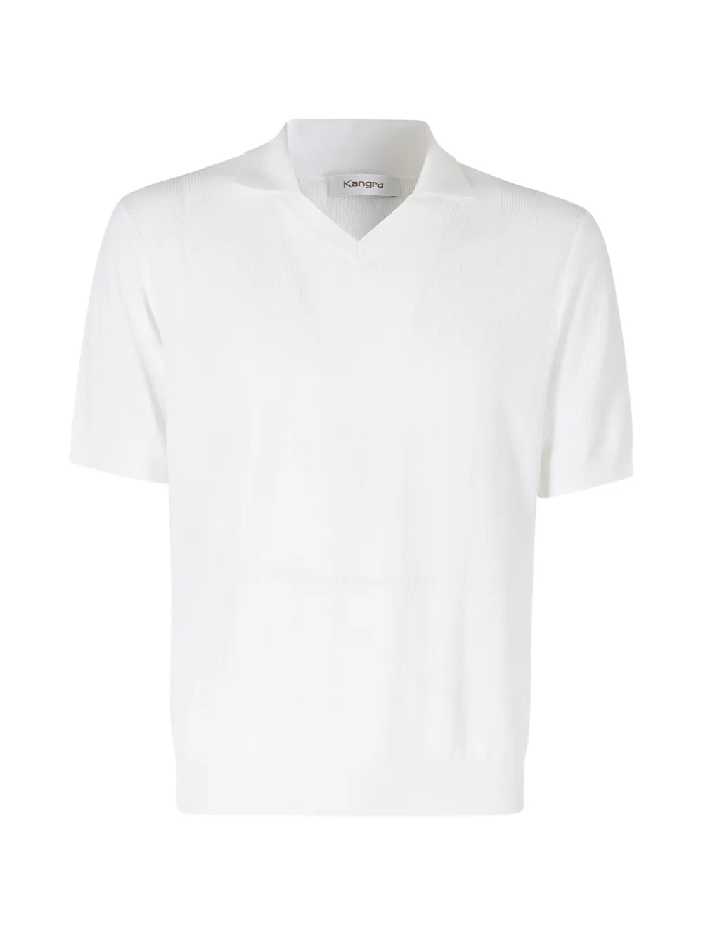 Kangra knitted short-sleeve T-shirt - Bianco