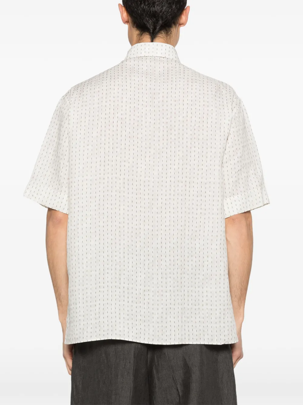 FENDI Gestreept overhemd Beige