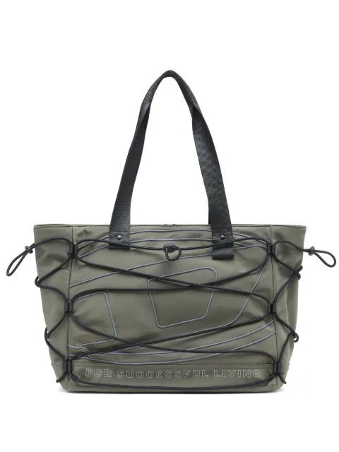 Diesel Tech-D cord-detail tote bag