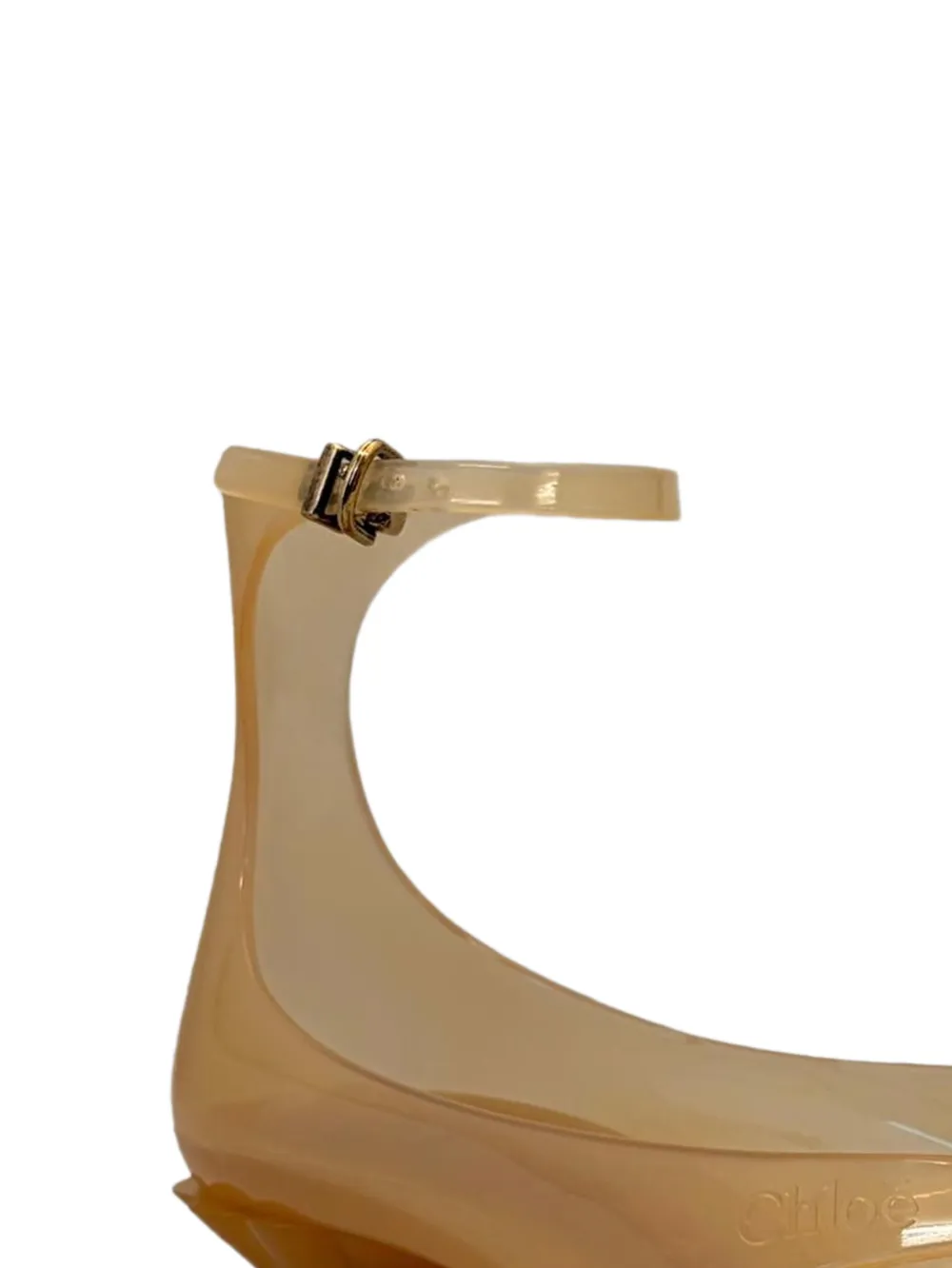 Chloé Jelly sandalen met enkelbandje Bruin