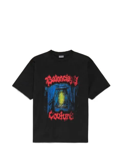 Balenciaga printed short-sleeve T-shirt