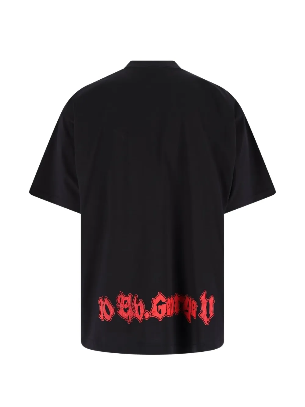 Balenciaga T-shirt met print Zwart