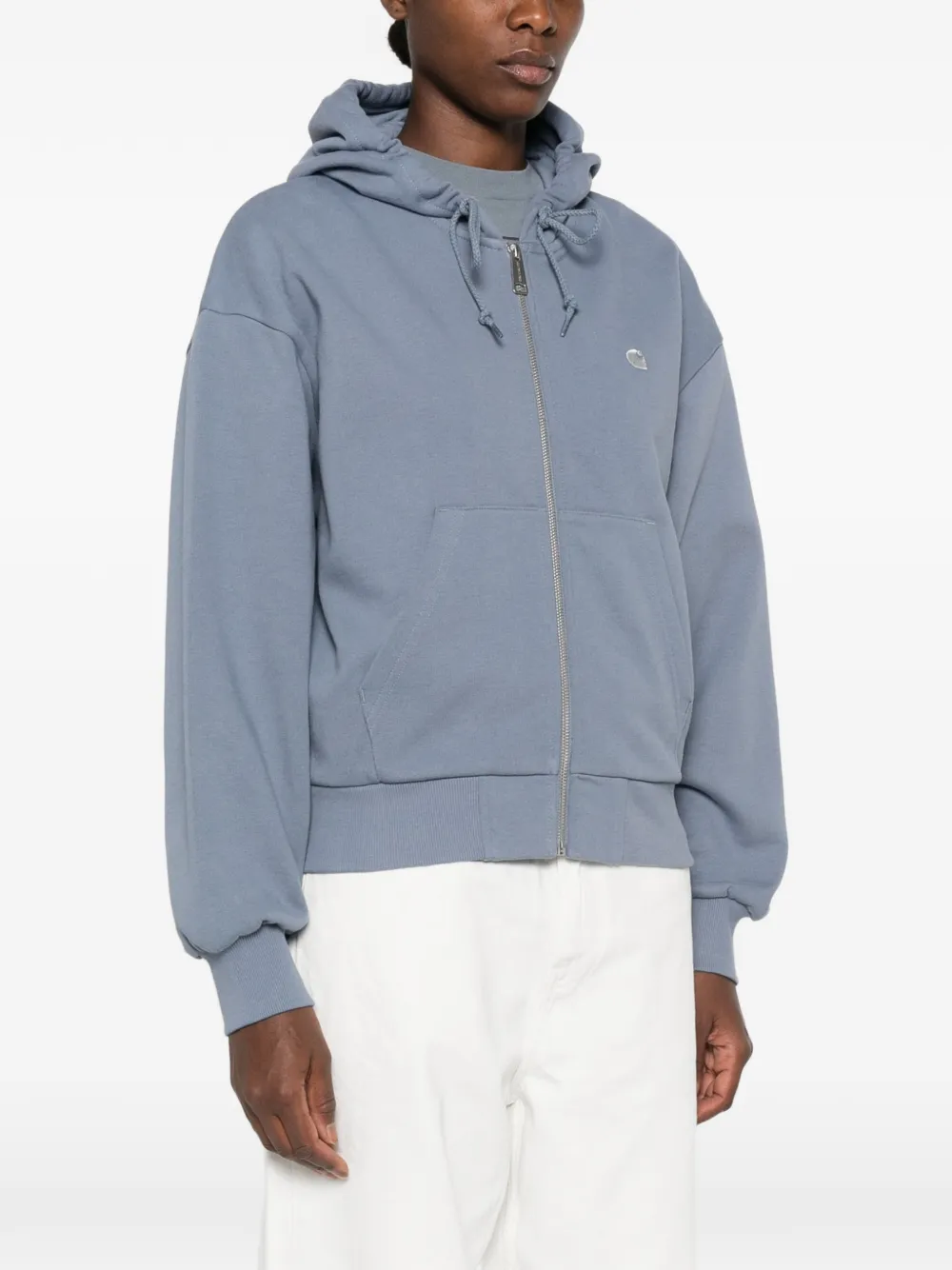 Carhartt WIP Casey hoodie met ritssluiting Blauw