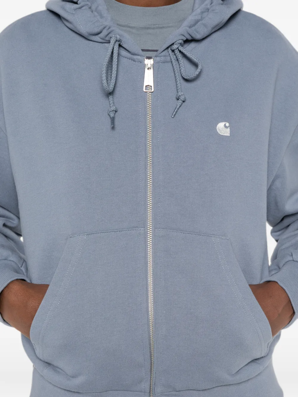 Carhartt WIP Casey hoodie met ritssluiting Blauw