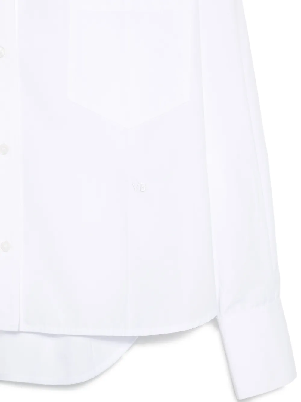 Victoria Beckham Katoenen shirt Wit