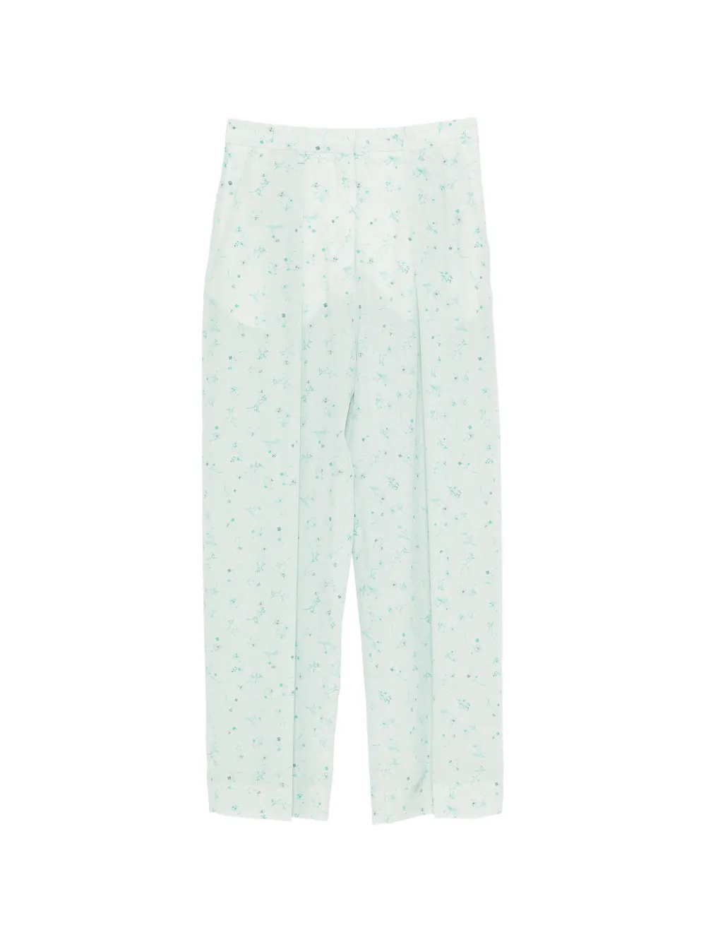 Victoria Beckham floral palazzo pants - Verde