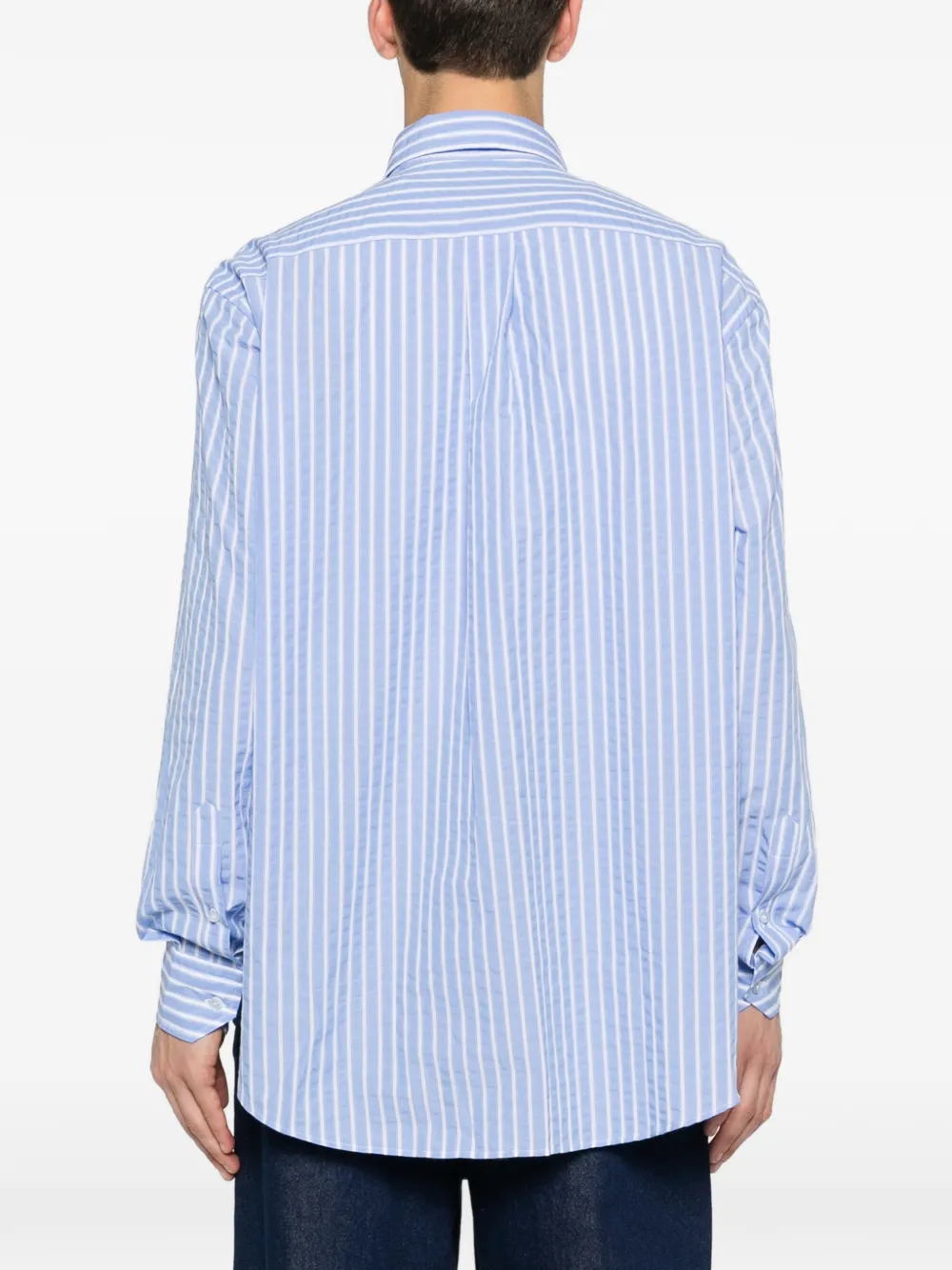 ETRO Gestreept overhemd Blauw