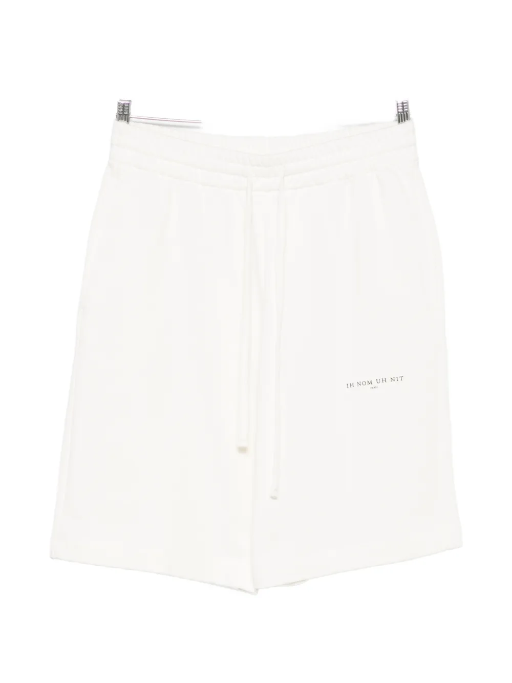 Ih Nom Uh Nit logo-print drawstring shorts - Bianco