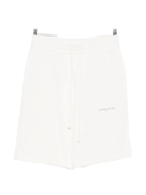 Ih Nom Uh Nit logo-print drawstring shorts