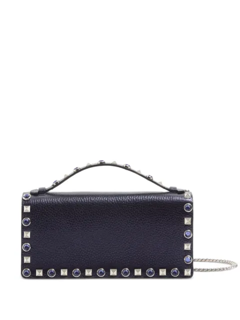 Valentino Garavani Rockstud crystal-embellished shoulder bag
