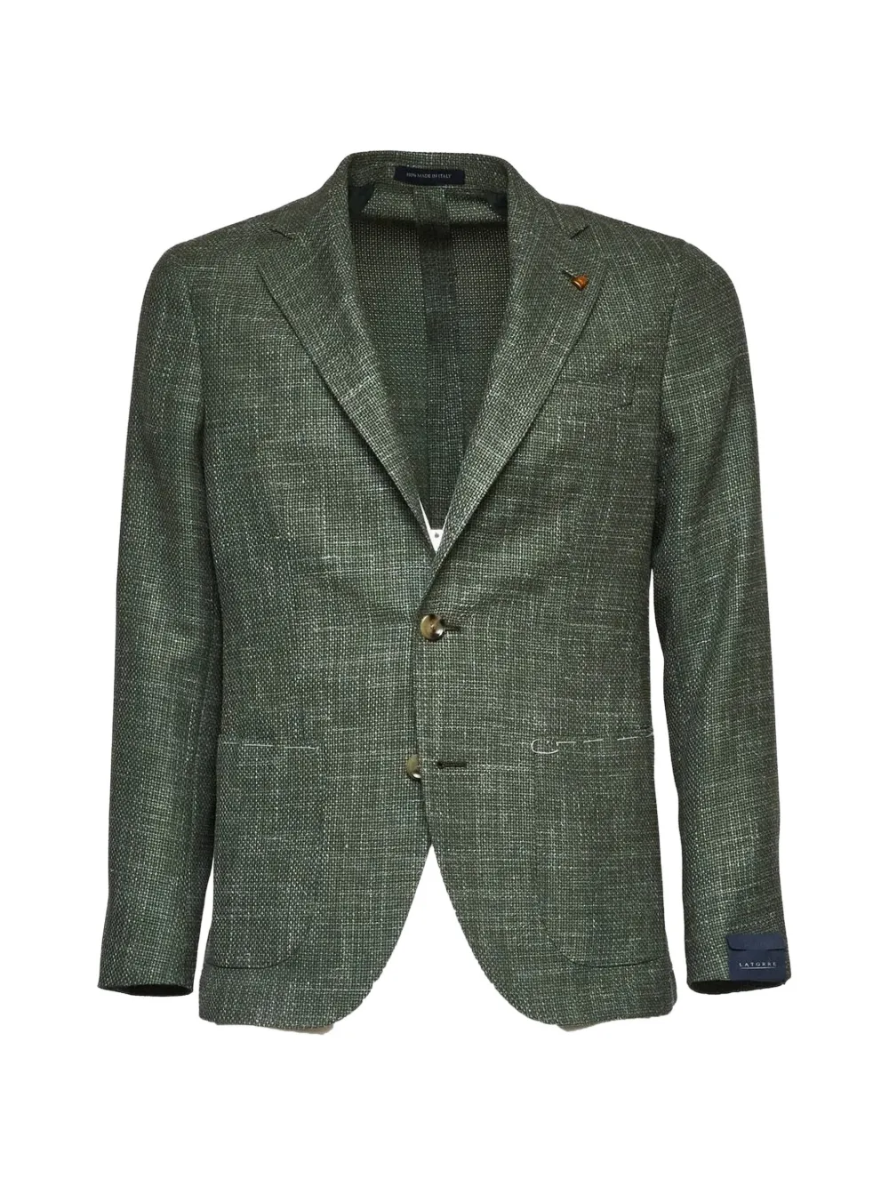 SARTORIO NAPOLI single-breasted blazer - Green