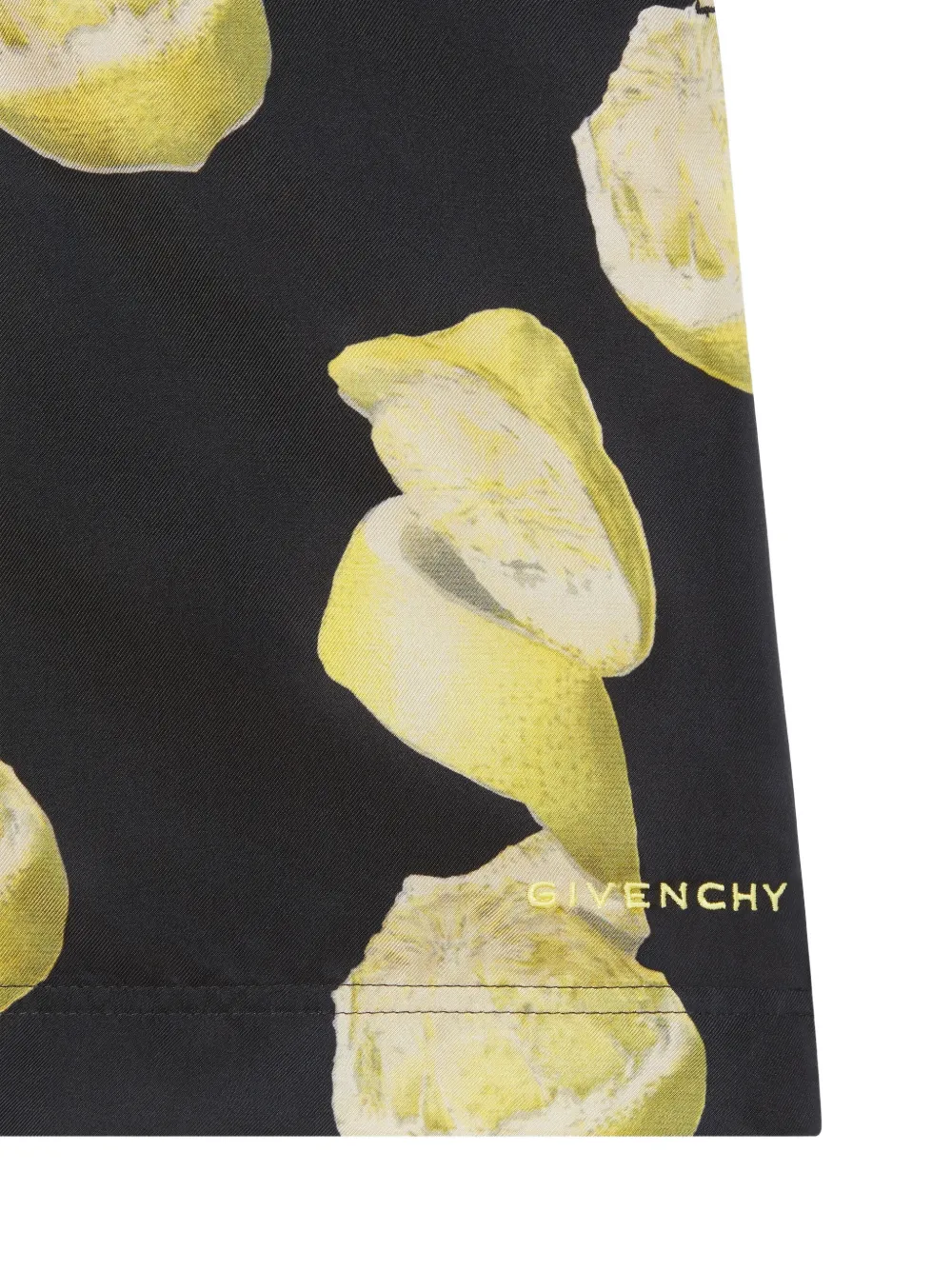  Givenchy Plage-print Swimshorts - Black 