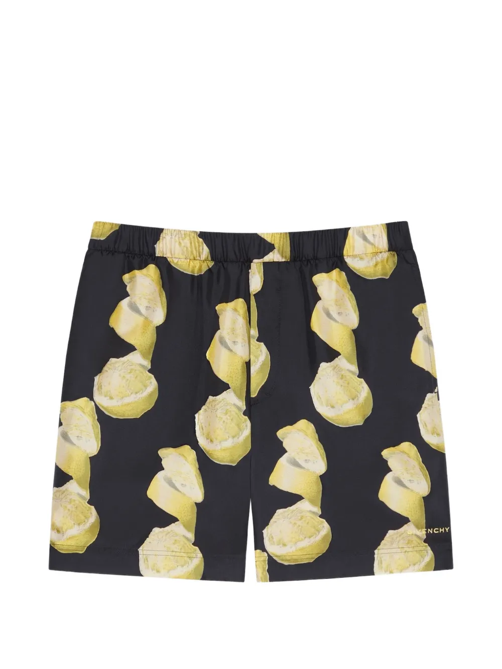 Givenchy plage-print swimshorts – Black