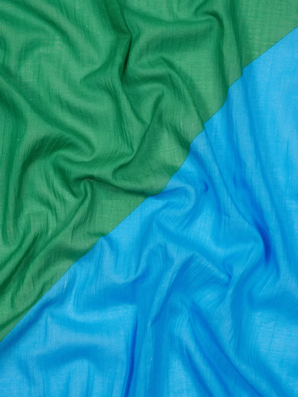 Paul Smith Sjaal met colourblocking Groen