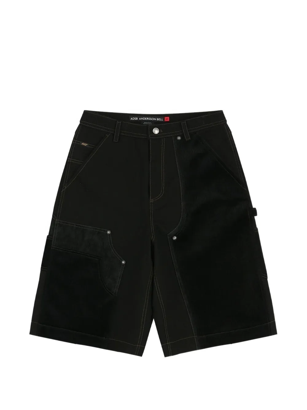 Andersson Bell panelled shorts - Nero