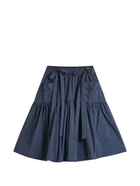Cecilie Bahnsen — CBcai bow tiered midi skirt