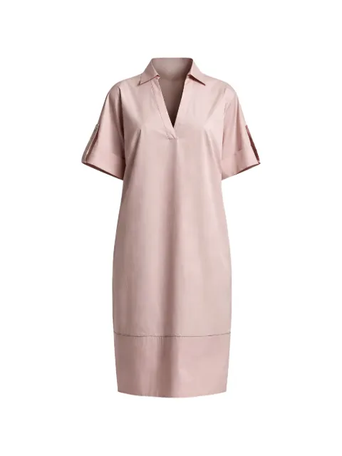 Peserico robe mi-longue à col v