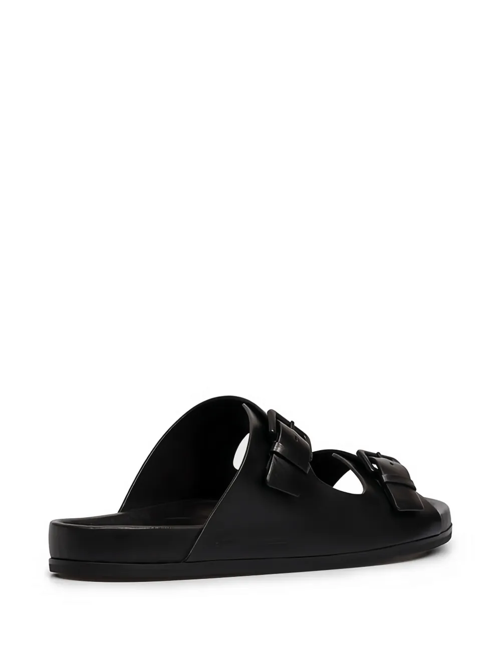AMI Paris buckle-strap sandals Zwart